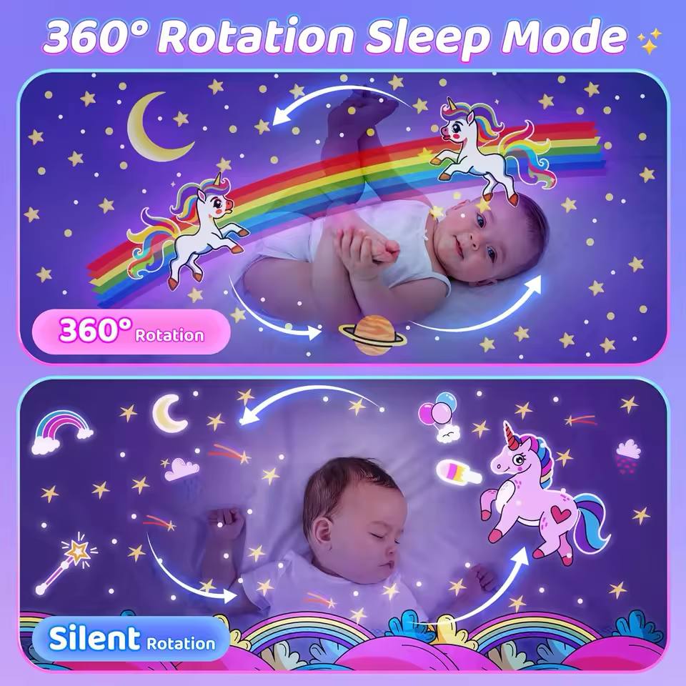 Bunny Carousel Night Light Projector