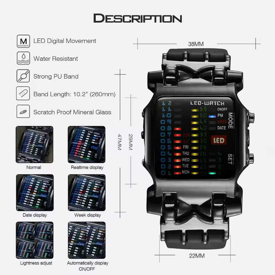 Binary LED-WATCH