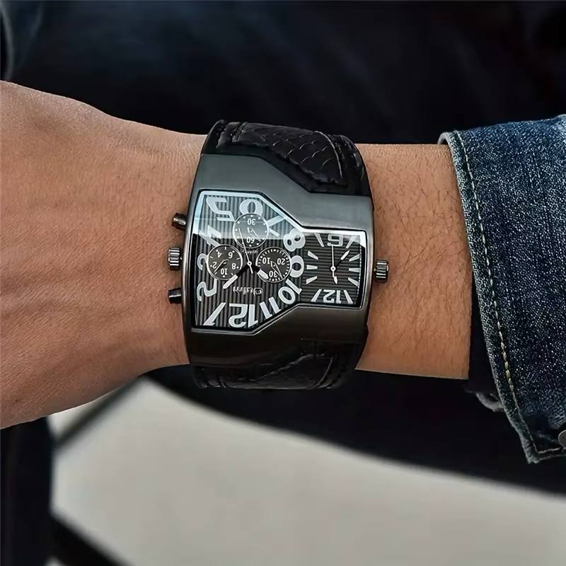 Oulm Dual Time Watch
