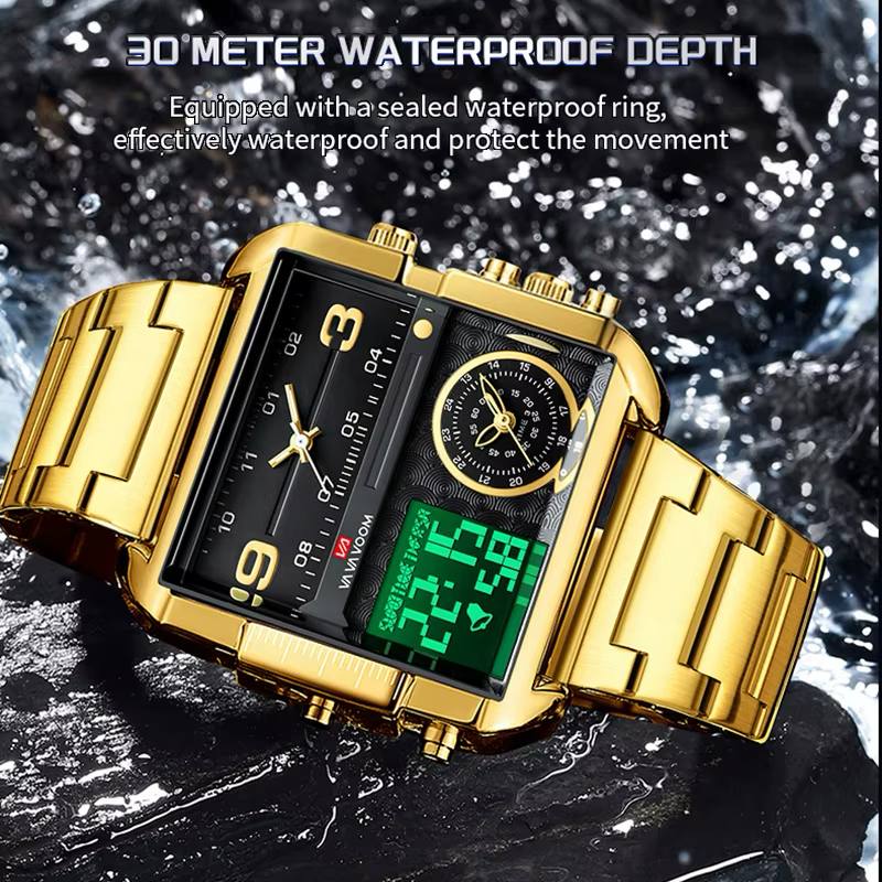 VA VA VOOM Square Men's Watch
