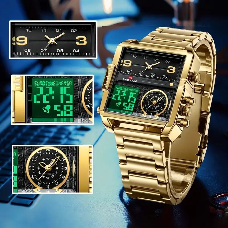 VA VA VOOM Square Men's Watch